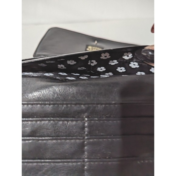 DISNEY COUTURE Minnie Mouse Black Wallet Organizer Kiss Lock by Loop Fun Gift - Picture 4 of 8